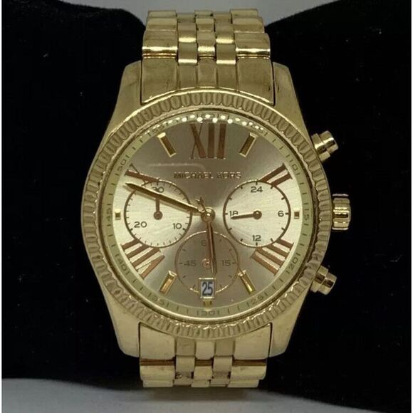 Michael Kors Lexington Mk5556 Womens Stainless Steel Analog Dial Wrist Watch PB4 - Picture 1 of 7
